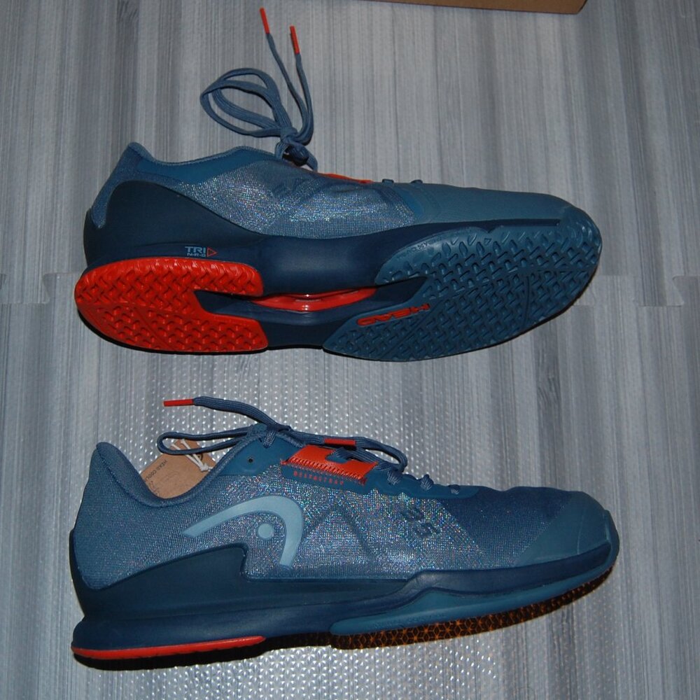 Head Sprint Pro 3.5 Bluestone Orange Tennis Shoes Men's Size 11  New in Box